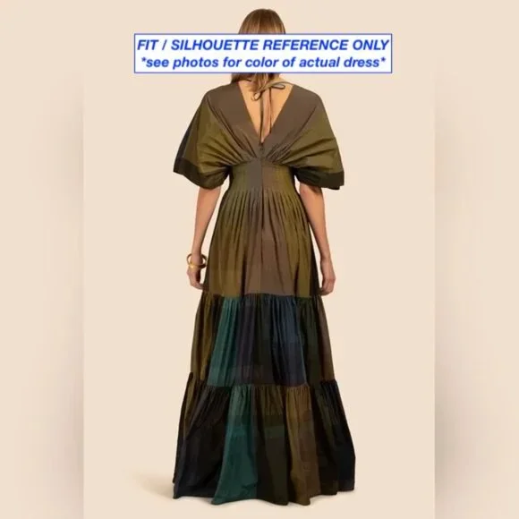 Trina Turk Dasya Maxi Dress, Sapphire Blue, NWT, Size 12 - Picture 9 of 9